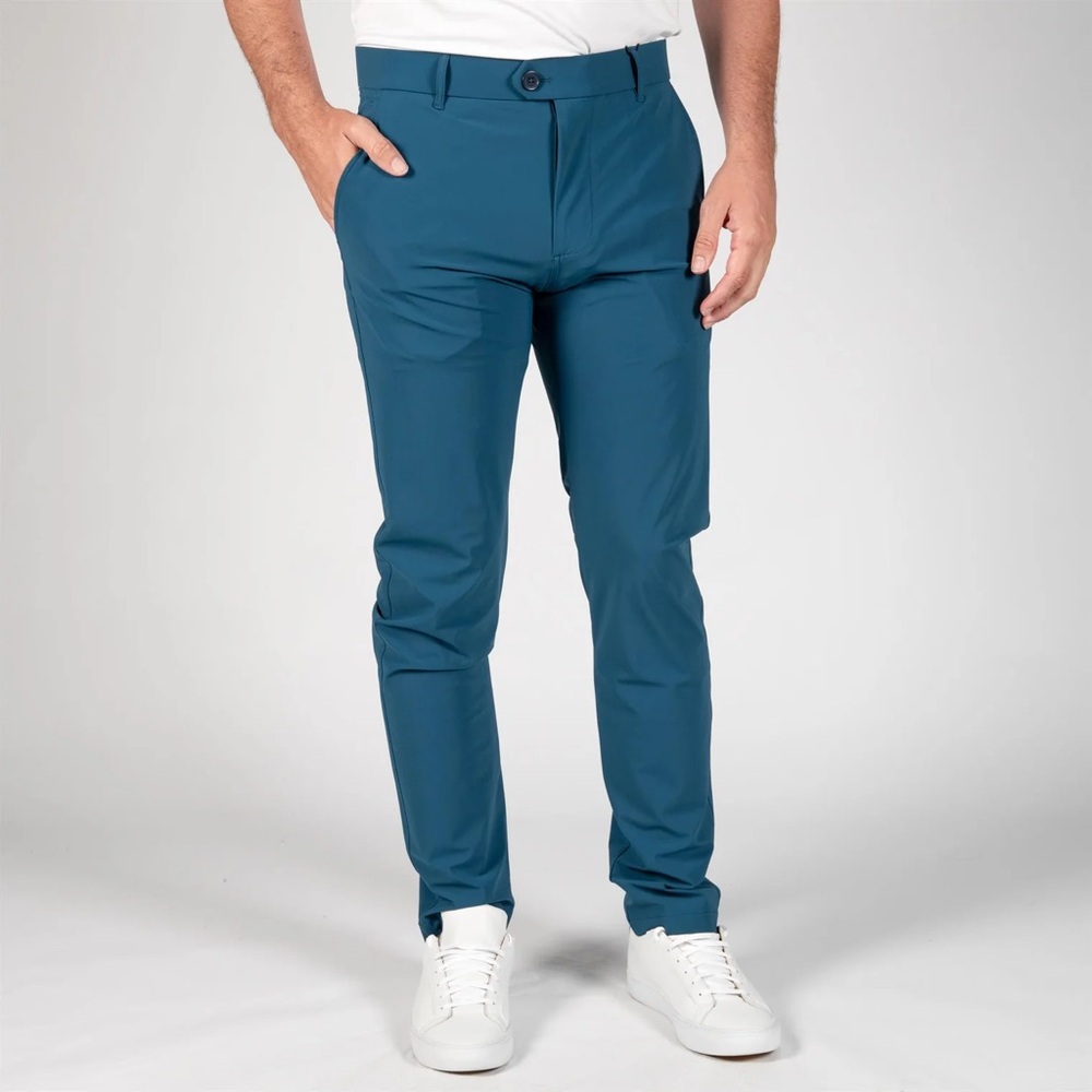 Greyson Montaux Golf Trousers Aegean Teal Mens Sz 31/32